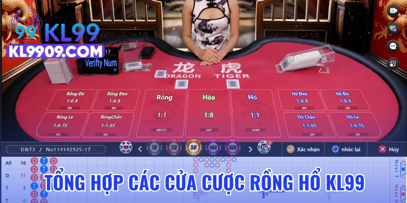 Tổng hợp các cửa cược tại Rồng Hổ KL99